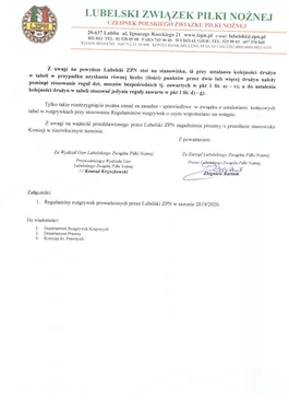 Zbędny dwugłos w sprawie awansu Motoru Lublin. Decyzja LZPN-u zgodna z Regulaminem!