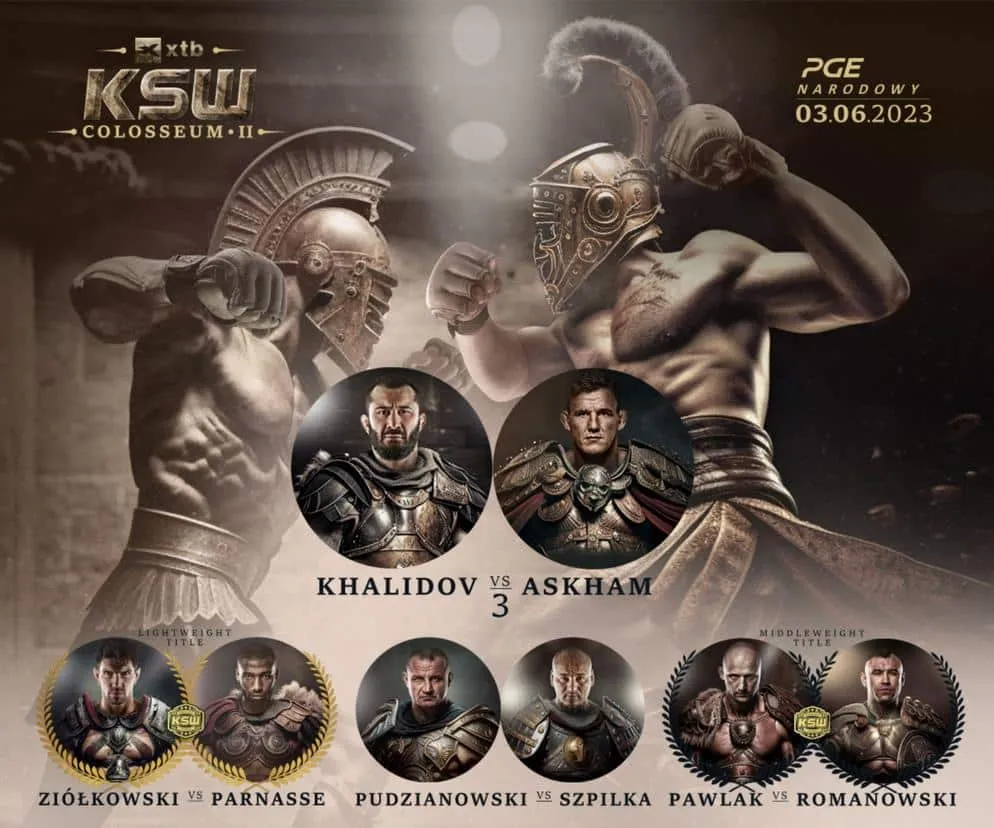 KSW 83 Colosseum 2 typy