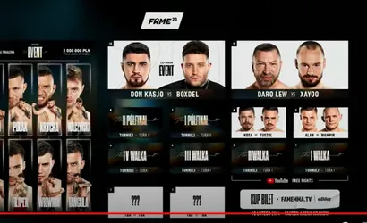 Fame MMA 20 karta walk. Kto walczy na gali 10.02.2024?