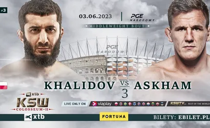 Khalidov &ndash; Askham kursy, typy, zakłady (03.06.2023)