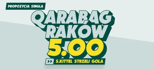 Qarabag - Rak&oacute;w Kittel strzeli