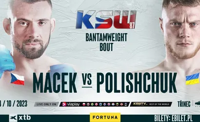 KSW 87: Filip Macek zmierzy się z Oleksiejem Poliszczukiem