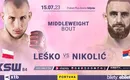 Bartosz Leśko vs Nemanja Nikolić na gali KSW 84
