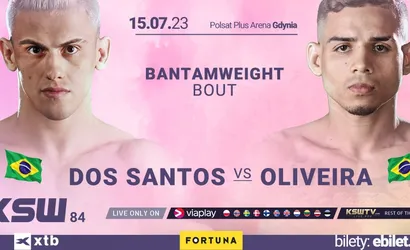 Bruno Augusto dos Santos vs Gustavo Oliveira na gali KSW 84