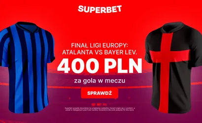 Bonus 400 zł za gola w finale Ligi Europy (Atalanta &ndash; Bayer)