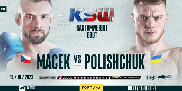 KSW 87: Filip Macek zmierzy się z Oleksiejem Poliszczukiem