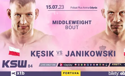 Damian Janikowski vs Cezariusz Kęsik na gali KSW 84