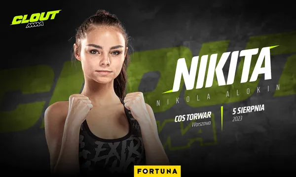 Nikita zawalczy na Clout MMA 1
