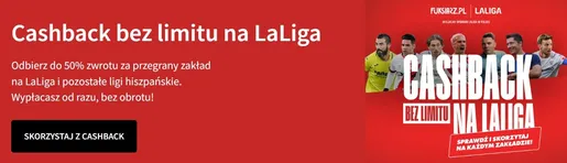Fuksiarz cashback La Liga