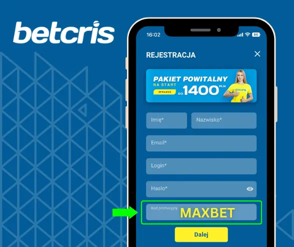 Jak aktywować kod promocyjny Betcris