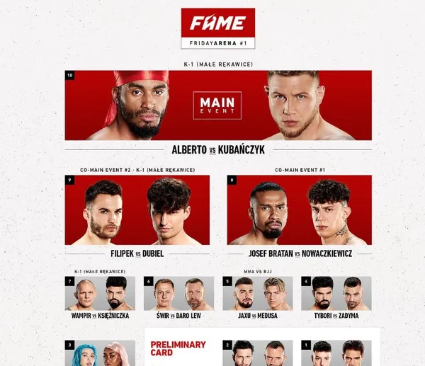 Fame Friday Arena 1: kiedy, o której? Godzina (21.07.2023)