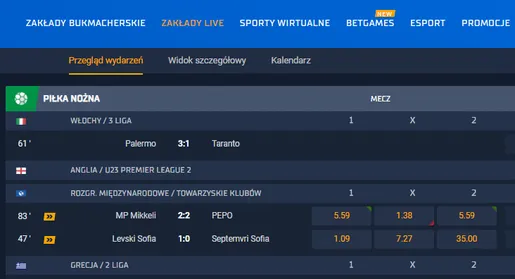 Strona bukmachera STS