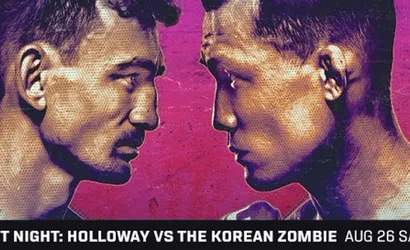 Holloway &ndash; Korean Zombie kursy, typy i zakłady (UFC Fight Night)