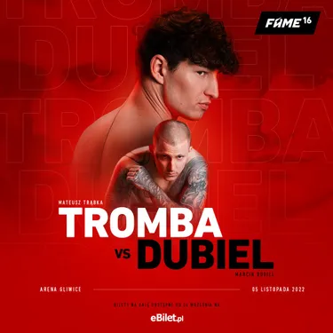 Tromba – Dubiel kursy, typy i zakłady na Fame MMA 16