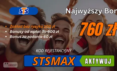 STS freebet bez depozytu &ndash; odbierz darmowy zakład w STS