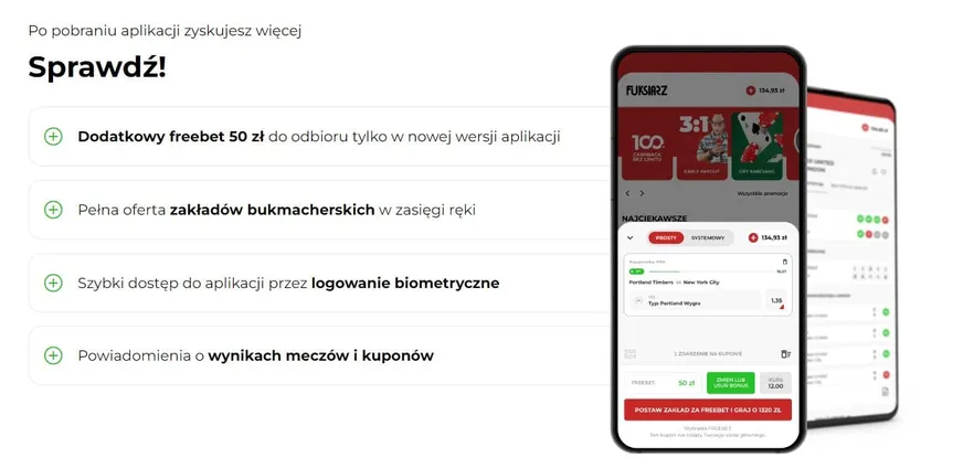 Aplikacja Fuksiarz na telefon