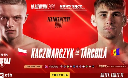 Patryk Kaczmarczyk vs Daniel Tărchila na gali KSW 85