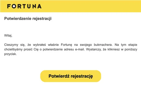 aktywować konto Fortuna