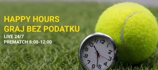 Fortuna Wimbledon 2022 wyjątkowa oferta Happy Hours na zakłady bez podatku!