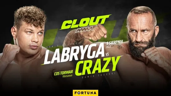 Denis Labryga vs Dawid Załęcki na gali Clout MMA 1