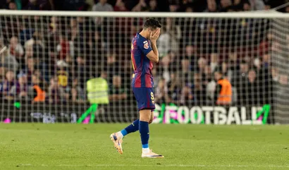 Ckliwe sceny na Camp Nou. Lewandowski pożegnany