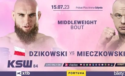 Borys Dzikowski zmierzy się z Damianem Mieczkowskim na gali KSW 84