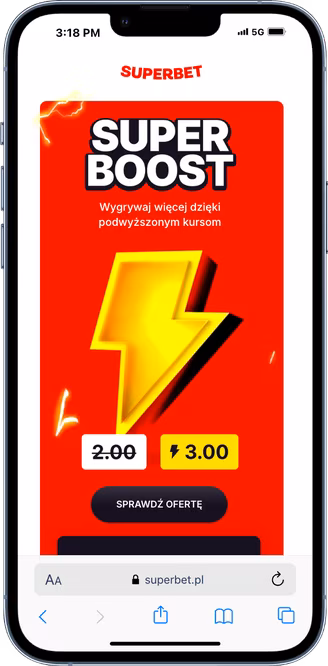 SUPER BOOST Superbet.pl