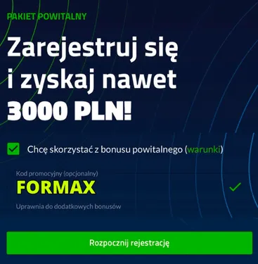 forBET kod promocyjny – FORMAX