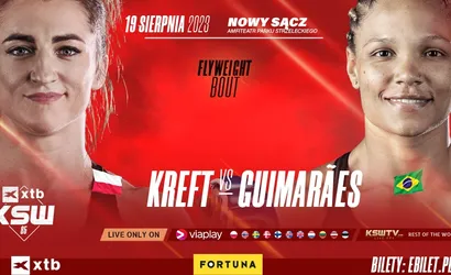 KSW 85: Adrianna Kreft zmierzy się z Yasmin Guimaraes