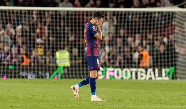 Ckliwe sceny na Camp Nou. Lewandowski pożegnany