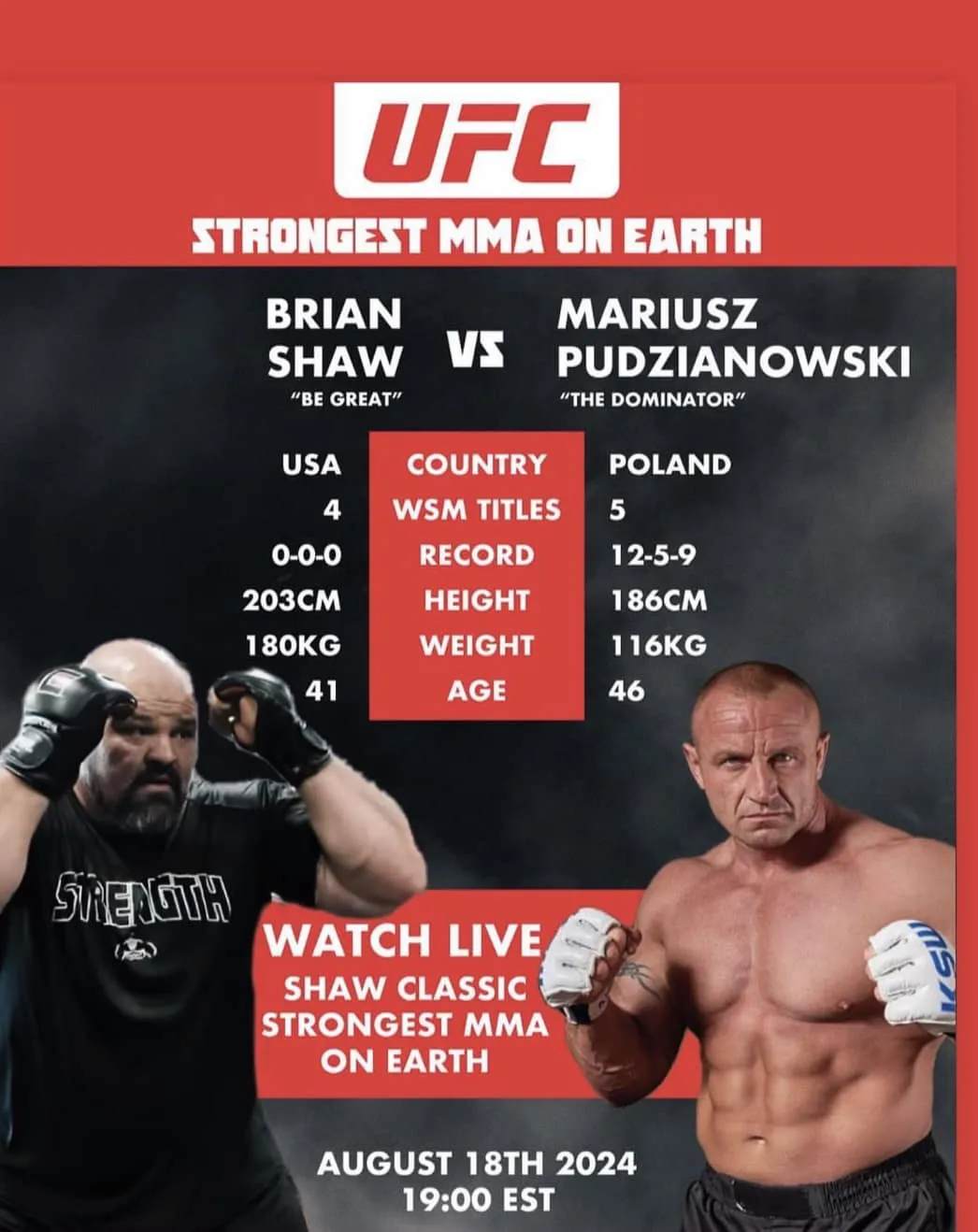 Pudzianowski w UFC?