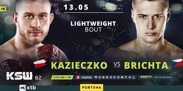 Maciej Kazieczko vs Leo Brichta na gali KSW 82
