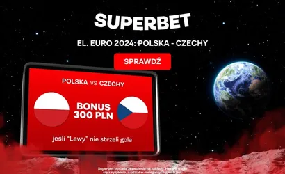 Robert Lewandowski nie strzeli? Kurs 150.00 (Polska &ndash; Czechy)