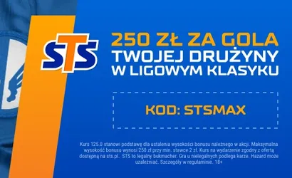 Legia &ndash; Lech bonus 250 zł za gola dowolnej drużyny