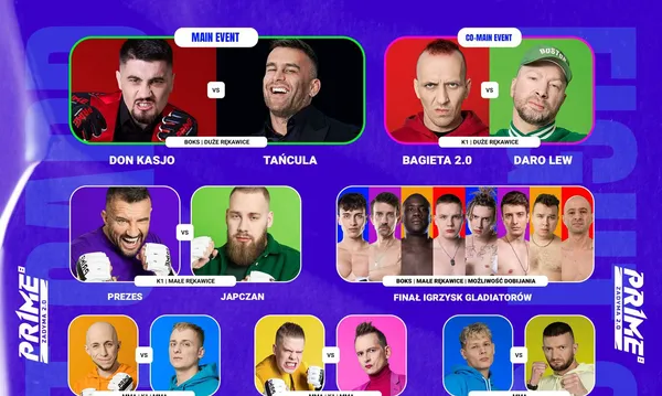 Prime MMA 8 kiedy i o której? Godzina rozpoczęcia gali 13.04.2024