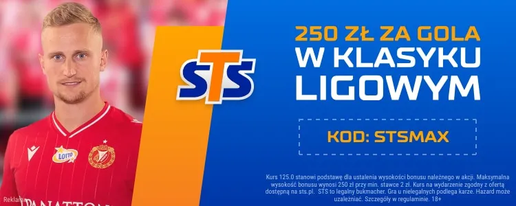 Legia Warszawa - Widzew ł&oacute;dź bonus 250