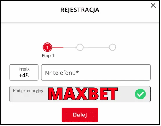 Betters kod promocyjny: MAXBET