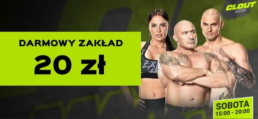 Clout MMA 1 darmowy zakład