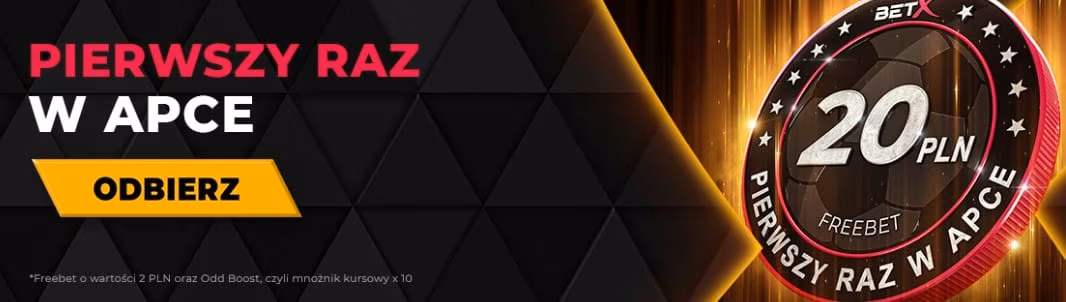 BetX darmowy zakład 20 zł w aplikacji mobilnej