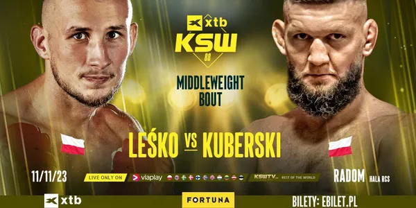 KSW 88: Bartosz Leśko przywita debiutanta