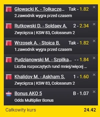 KSW 83 Colosseum 2 kupon