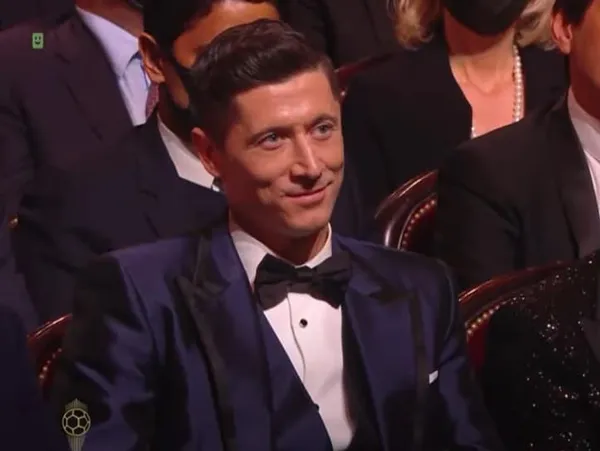 Złota Piłka. Reakcja Lewandowskiego mówi wszystko (WIDEO)