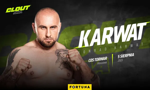 Konrad Karwat zawalczy w Clout MMA