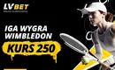Iga Świątek wygra Wimbledon 2023? Kurs 250.00 na Polkę!