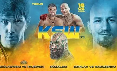 KSW 71 karta walk, kiedy, gdzie najbliższa gala Zi&oacute;łkowski vs Rajewski? Znamy wszystkich zawodnik&oacute;w!