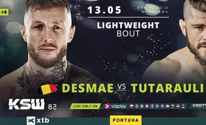 Donovan Desmae vs Rauli Tutarauli na gali KSW 82