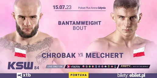 Patryk Chrobak vs Miłosz Melchert na gali KSW 84