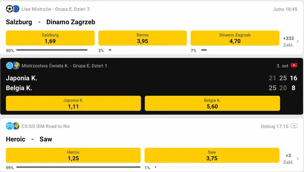 wysłanie kuponu bukmacherskiego