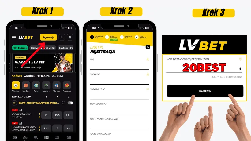 gdzie wpisać w LVBET kod promocyjny