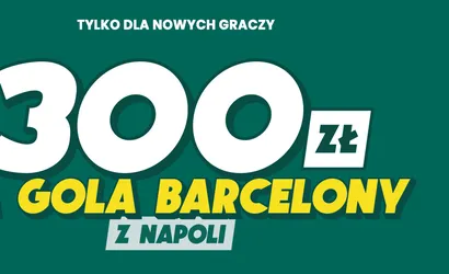 FC Barcelona &ndash; Napoli: bonus 300 zł za gola Dumy Katalonii